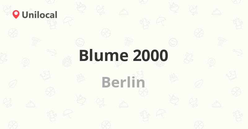 bilder von blume 2000 berlin forum köpenick