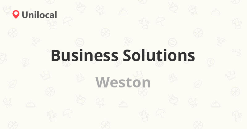 Business Solutions Weston, 304 indian Trace Ste 621